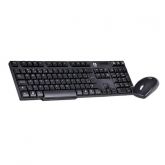 CONJ TECLADO MOUSE S/ FIO K-W600 BK