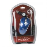 Mouse Otico Usb Retrátil C3 Tech Ms3207-2