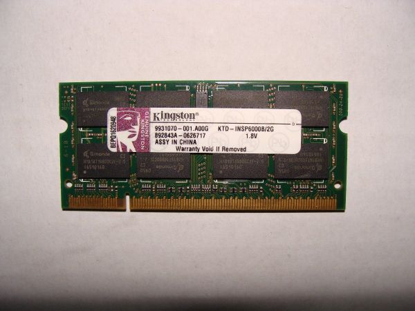 Memoria 2gb Ddr2 Notebook Kingston 667
